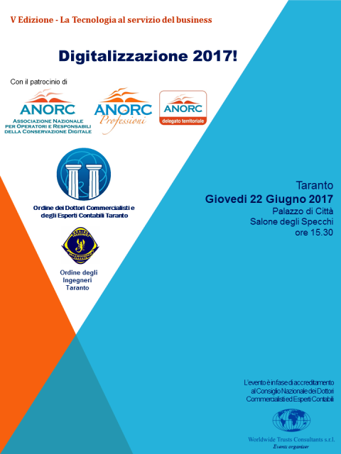 DIGITALIZZAZIONE 2017!!!