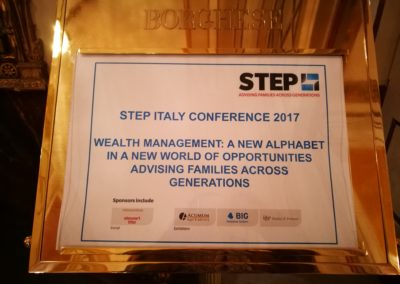 STEP CONFERENCE ROMA – 23 Novembre 2017