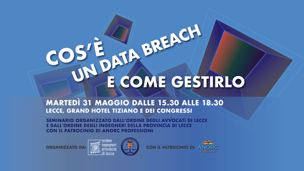 Un nuovo evento: questa volta in presenza a Lecce